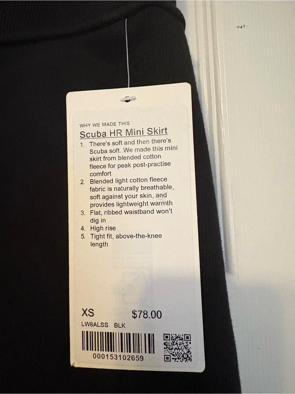 lululemon Scuba High-Rise Mini Skirt